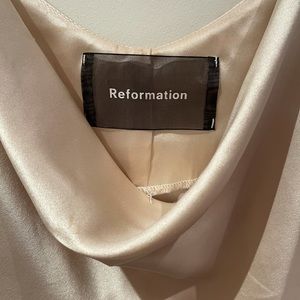 Reformation Silk Sammi Top